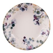Assiette à pates en faïence blanc d22cm - Garden