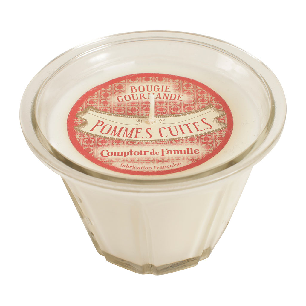 Bougie senteur pommes cuites